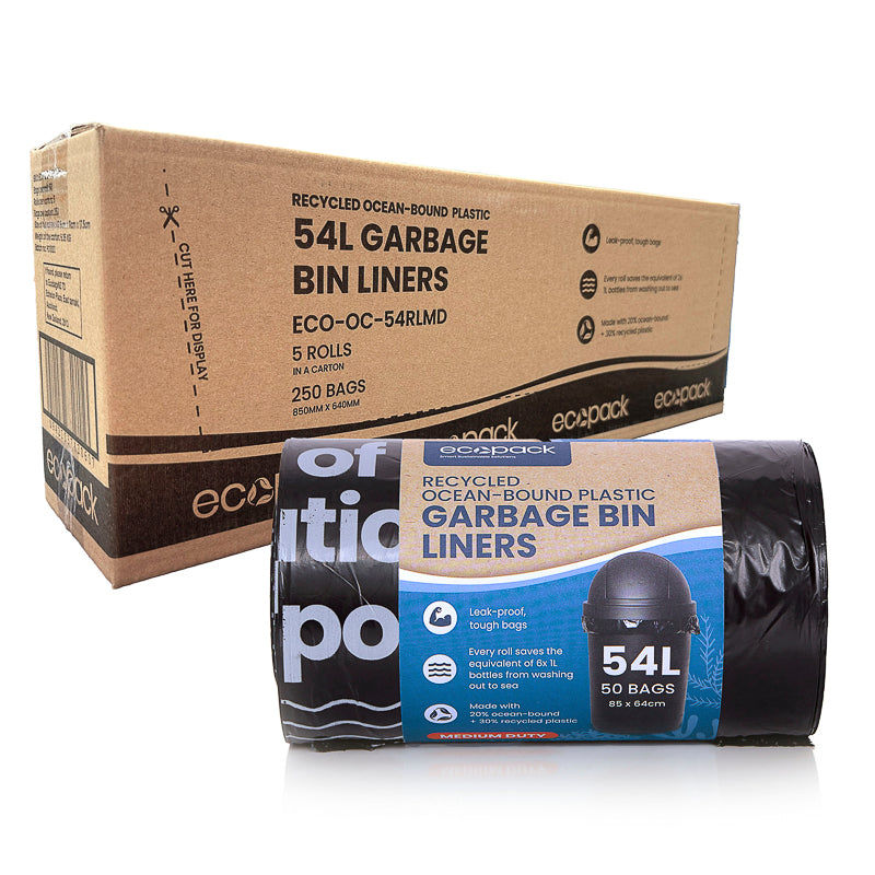 Ecopack 54L Recycled Garbage Bags_Carton