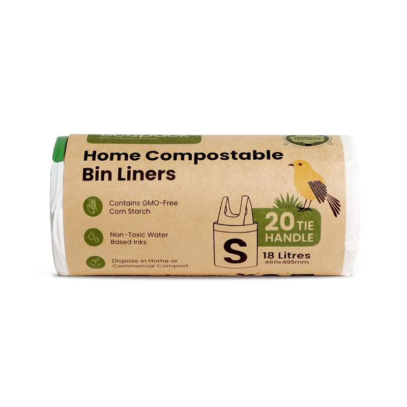 Ecopack 18L Compostable Bin Liners Small (1 Roll/20 Bags)