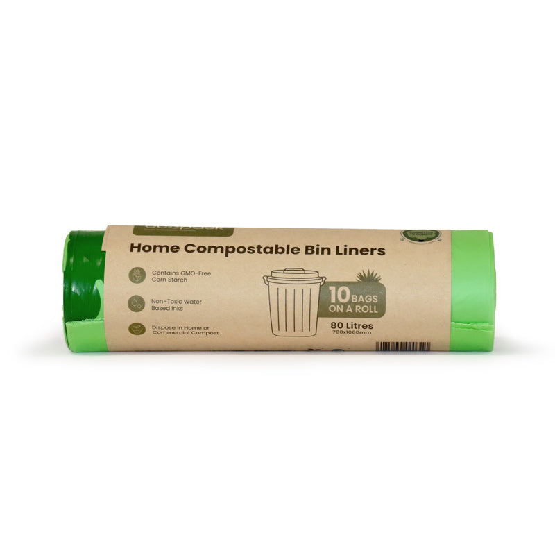 Ecopack 80L Compostable Garbage Bags Bundle (3 Rolls/30 Bags)